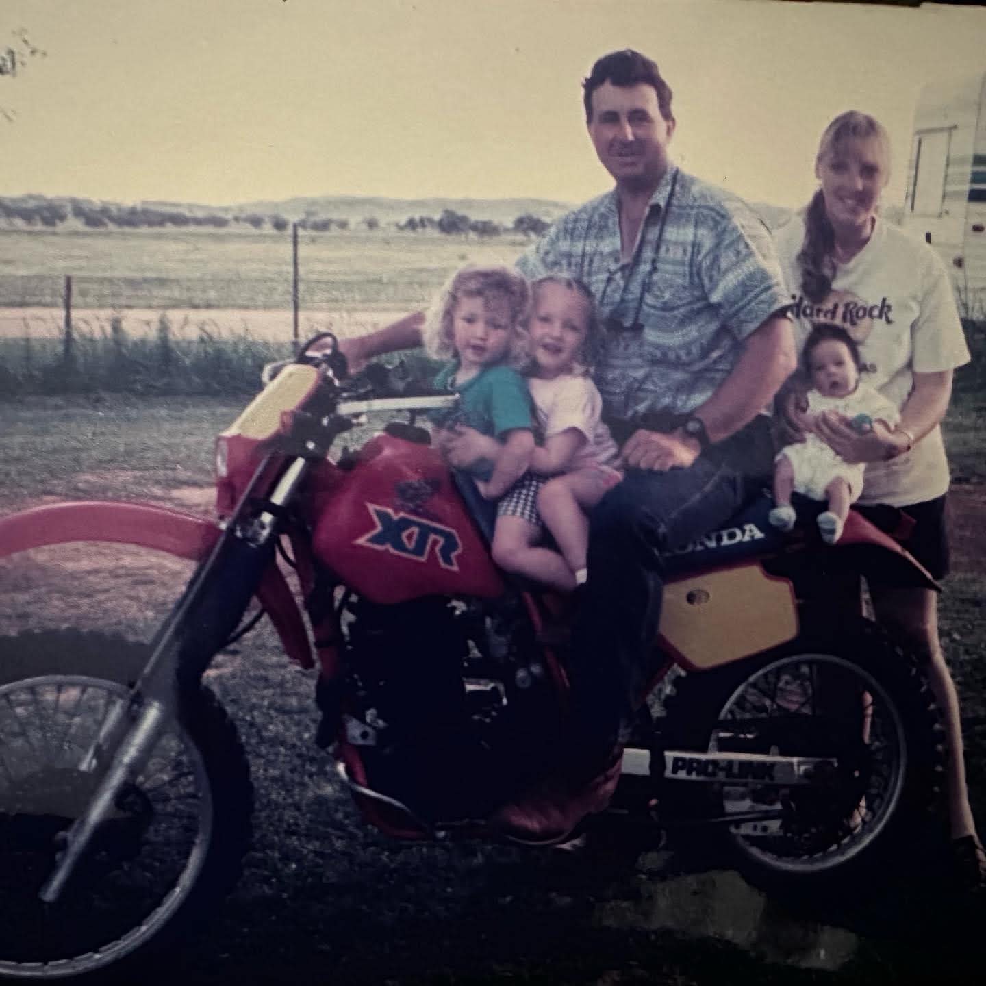 Samantha's family on the farm